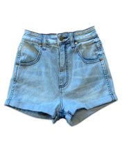 Load image into Gallery viewer, WRANGLER Size 6 Pin Up High Waisted Denim Shorts Womens