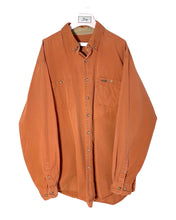 Load image into Gallery viewer, CARHARTT Size XL/2XL Vintage Long Sleeve Shirt in Rust Orange 221122