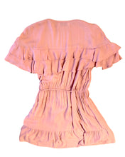 將圖片載入圖庫檢視器 AUGUSTE Size 6 (AU) Short Sleeve Wrap Dress in Dust Pink 260123