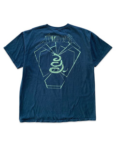METALLICA Size XL Licenced 2012 Black Album T-Shirt in Black Men's JAN170