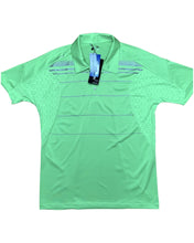 Load image into Gallery viewer, Adidas ⏐ Formation Clima-Cool Green Short Sleeve Polo Shirt MA219 &lt;br /&gt;Size XL ⏐ New