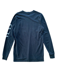 SAFIA Size S Long Sleeve Licensed Band T-shirt Black Men's JAN179