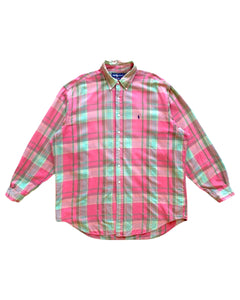 RALPH LAUREN Size XL/2XL Big Vintage Multicoloured Long Sleeve Shirt